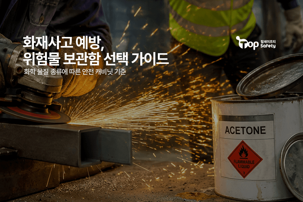 화재 사고 예방,위험물 보관함 선택 가이드