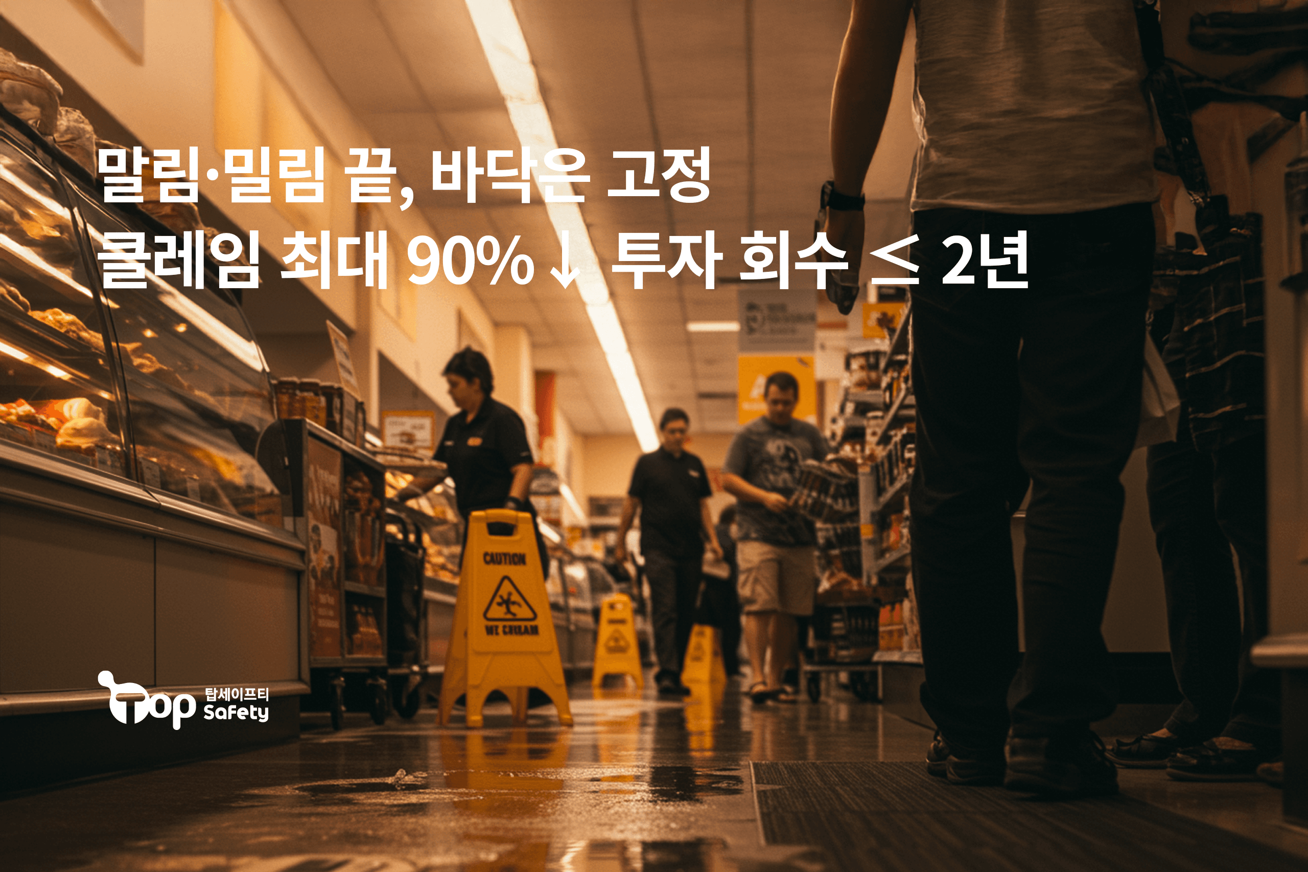 클레임 최대 90% 감소, 접착식 플로어매트로 2년 내 투자 회수