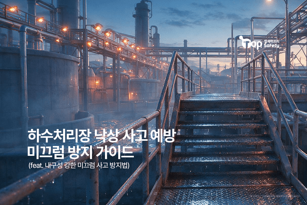 하수처리장 낙상 사고 예방:미끄럼 방지 가이드