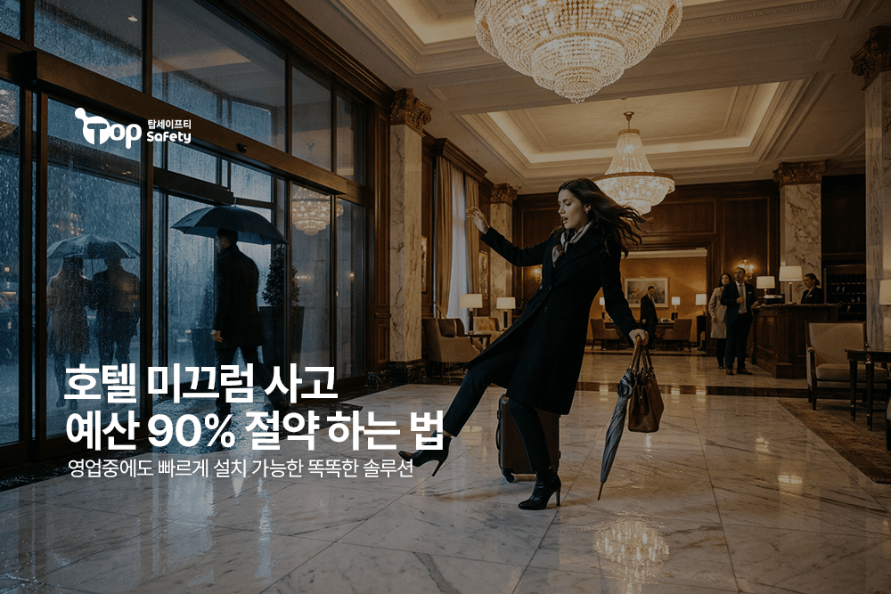호텔 미끄럼 사고, 예산 90% 절약 하는 법