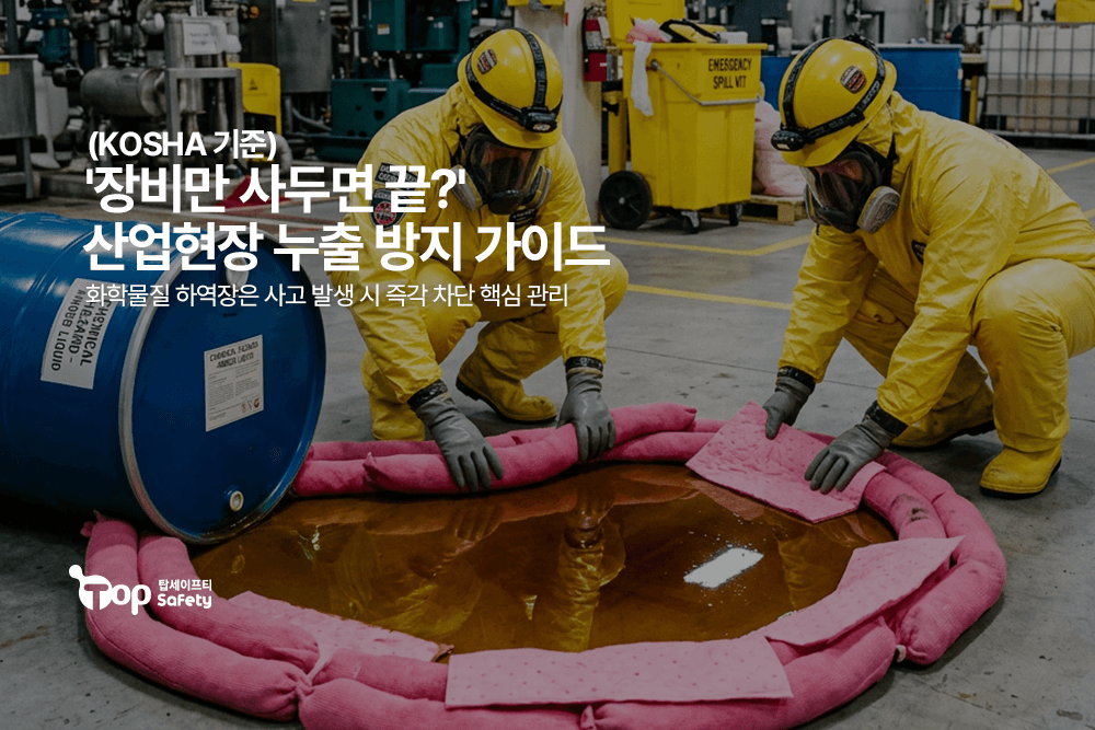 ⚠️ '장비만 사두면 끝?' 산업현장 누출 방지 가이드 (KOSHA 기준)