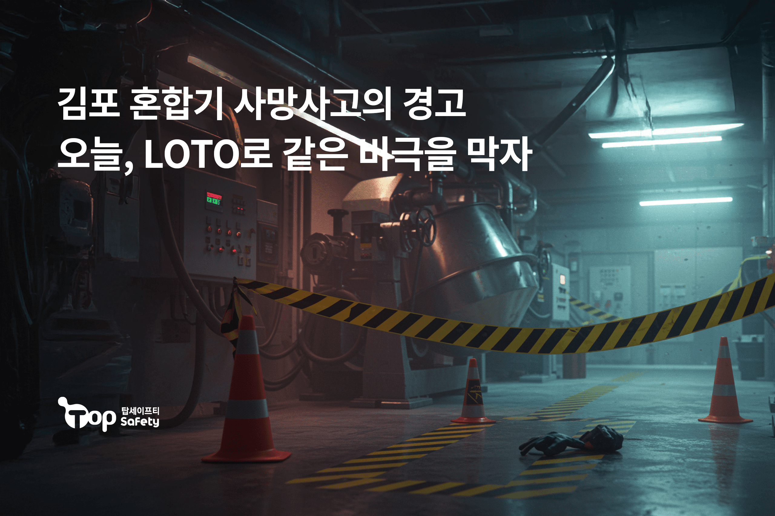 김포 혼합기 사망 사고와 LOTO(+체크리스트 PDF 무료 다운로드)