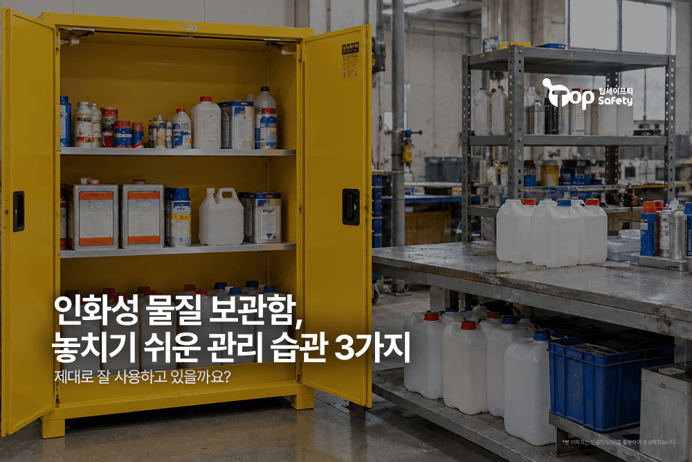 인화성물질보관함, 놓치기 쉬운 관리 습관 3가지